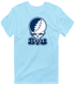 Brigham Young Stealie Premium Unisex T-Shirt — Design: Brigham Young University — Light Blue