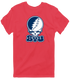 Brigham Young Stealie Premium Unisex T-Shirt — Design: Brigham Young University — Heather Red