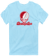 Brooklyn Law Stealie Premium Unisex T-Shirt — Design: Brooklyn Law — Light Blue