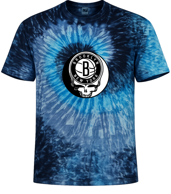 Brooklyn Nets Stealie Tie-Dye T-Shirt