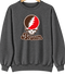 Brown Stealie Premium Unisex Crewneck — Design: Brown University — Dark Heather