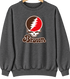 Brown Stealie Premium Unisex Crewneck — Design: Brown University — Dark Heather