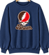 Brown Stealie Premium Unisex Crewneck — Design: Brown University — Navy