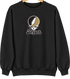 Bryant Stealie Premium Unisex Crewneck — Design: Bryant University — Black