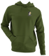 Bryant Stealie Premium Unisex Hoodie — Design: Bryant University — Military Green