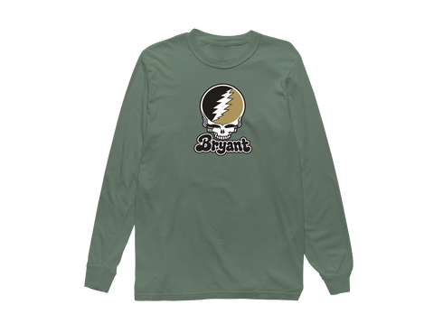 Bryant Stealie Premium Unisex Long-Sleeve — Design: Bryant University — Light Green