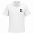 Bryant Stealie Premium Unisex Polo — Design: Bryant University — White