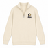Bryant Stealie Premium Unisex Quarter-Zip — Design: Bryant University — Sand
