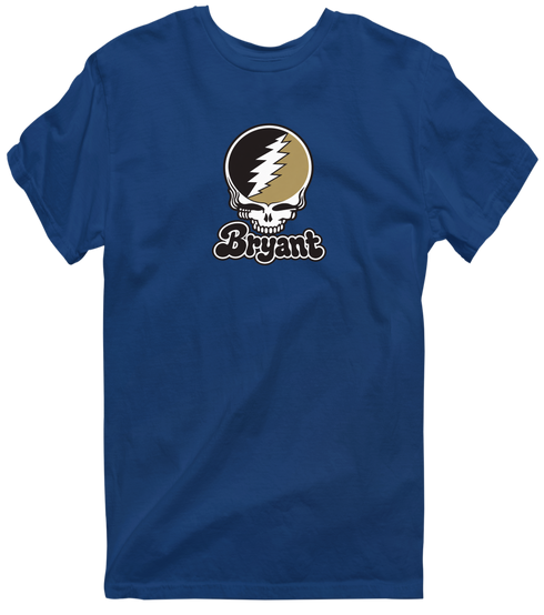 Bryant Stealie Premium Unisex T-Shirt — Design: Bryant University — Navy