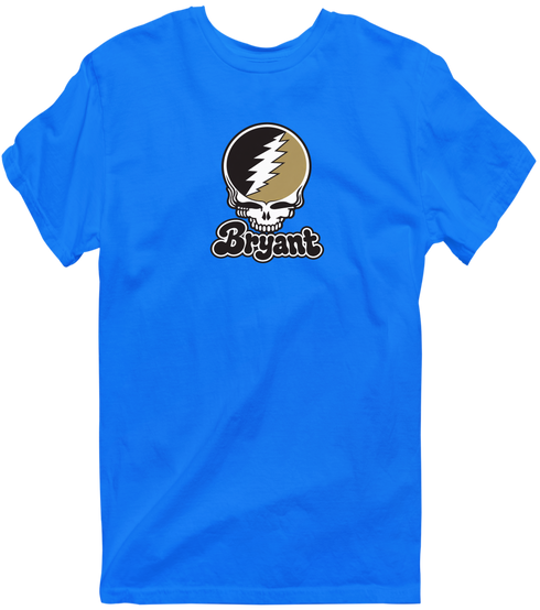 Bryant Stealie Premium Unisex T-Shirt — Design: Bryant University — Royal