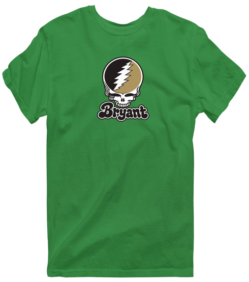 Bryant Stealie Premium Unisex T-Shirt — Design: Bryant University — Irish Green