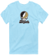 Bryant Stealie Premium Unisex T-Shirt — Design: Bryant University — Light Blue