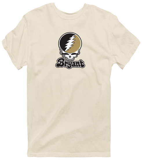 Bryant Stealie Premium Unisex T-Shirt — Design: Bryant University — Sand