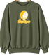 Bryn Mawr Stealie Premium Unisex Crewneck — Design: Bryn Mawr College — Military Green