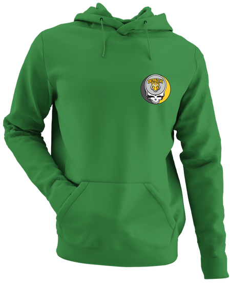 Depauw - Premium Grateful Dead Left Chest Hoodie - Irish Green - 6