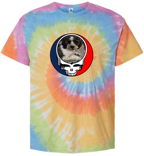 1586 - Custom Stealie Tie-Dye