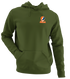 Bucknell Stealie Premium Unisex Hoodie — Design: Bucknell University — Military Green