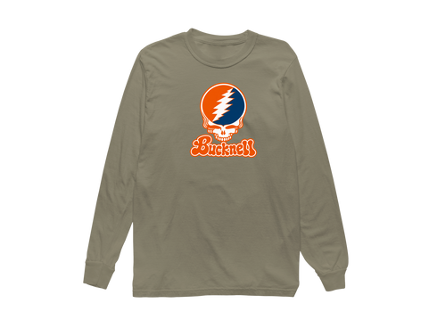 Bucknell Stealie Premium Unisex Long-Sleeve — Design: Bucknell University — Sandstone