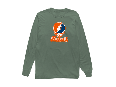 Bucknell Stealie Premium Unisex Long-Sleeve — Design: Bucknell University — Light Green