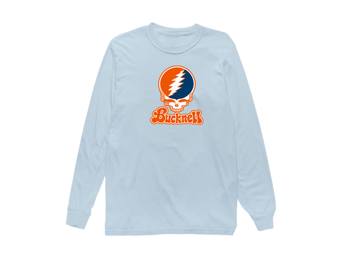 Bucknell Stealie Premium Unisex Long-Sleeve — Design: Bucknell University — Chambray