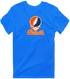 Bucknell Stealie Premium Unisex T-Shirt — Design: Bucknell University — Royal