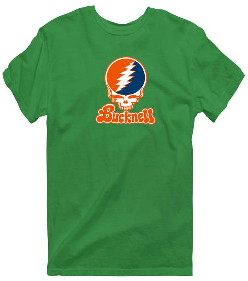 Bucknell Stealie Premium Unisex T-Shirt — Design: Bucknell University — Irish Green