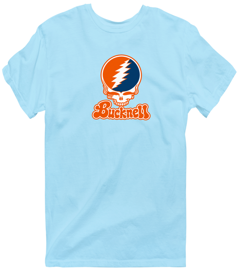 Bucknell Stealie Premium Unisex T-Shirt — Design: Bucknell University — Light Blue