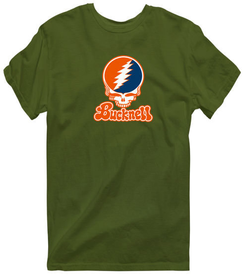 Bucknell Stealie Premium Unisex T-Shirt — Design: Bucknell University — Military Green