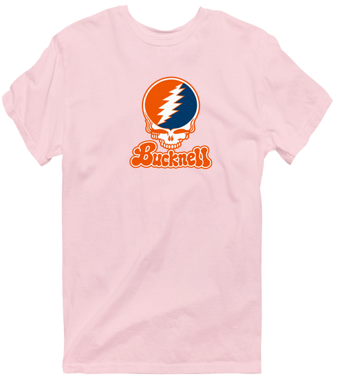 Bucknell Stealie Premium Unisex T-Shirt — Design: Bucknell University — Light Pink