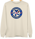 Buffalo Football Dancing Bear Premium Crewneck — Buffalo Bills — Sand