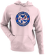 Buffalo Football Dancing Bear Premium Hoodie — Buffalo Bills — Light Pink