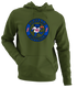 Buffalo Football Dancing Bear Premium Hoodie — Buffalo Bills — Military Green