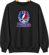Buffalo Helmet Stealie Premium Unisex Crewneck — Buffalo Bills — Black