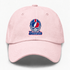 Buffalo Helmet Stealie Premium Unisex Dad Hat — Buffalo Bills — Pink
