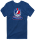 Buffalo Helmet Stealie Premium Unisex T-Shirt — Buffalo Bills — Navy