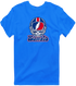 Buffalo Helmet Stealie Premium Unisex T-Shirt — Buffalo Bills — Royal