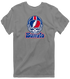 Buffalo Helmet Stealie Premium Unisex T-Shirt — Buffalo Bills — Dark Heather