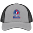 Buffalo Helmet Stealie Premium Unisex Trucker Cap — Buffalo Bills — Heather Grey/Black