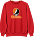 Buffalo Stealie Premium Unisex Crewneck — Design: Buffalo State College — Red