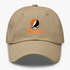 Buffalo Stealie Premium Unisex Dad Hat — Design: Buffalo State College — Khaki