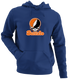 Buffalo Stealie Premium Unisex Hoodie — Design: Buffalo State College — Navy