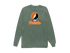 Buffalo Stealie Premium Unisex Long-Sleeve — Design: Buffalo State College — Light Green