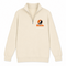 Buffalo Stealie Premium Unisex Quarter-Zip — Design: Buffalo State College — Sand