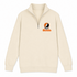 Buffalo Stealie Premium Unisex Quarter-Zip — Design: Buffalo State College — Sand