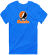 Buffalo Stealie Premium Unisex T-Shirt — Design: Buffalo State College — Royal