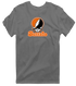 Buffalo Stealie Premium Unisex T-Shirt — Design: Buffalo State College — Charcoal