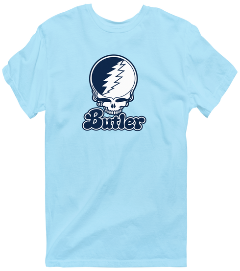 Butler Stealie Premium Unisex T-Shirt — Light Blue