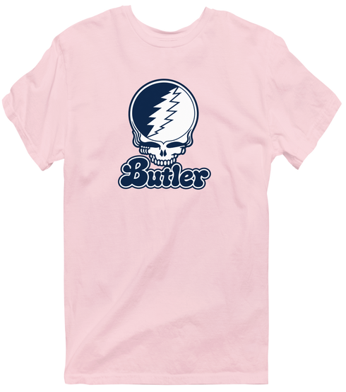 Butler Stealie Premium Unisex T-Shirt — Light Pink