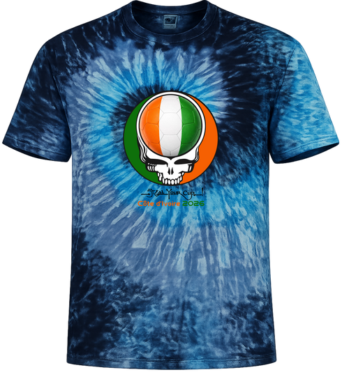 Côte d’Ivoire FIFA World Cup Stealie Tie-Dye T-Shirt