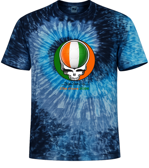 Côte d’Ivoire FIFA World Cup Stealie Tie-Dye T-Shirt